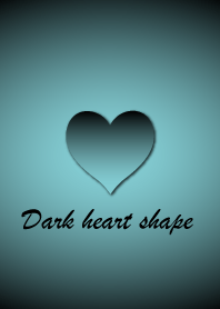Dark heart shape - Blue 4 -