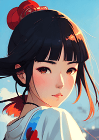 Ukiyo -Painting Girl (versi baru)