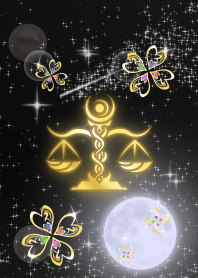 Fortune up Libra and four leaves