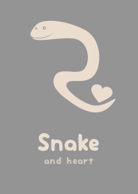 Snake & heart nezumiiro
