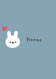 ペア。うさぎ。ハニー版。
