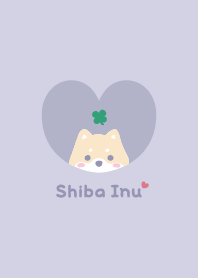 Shiba Inu2 Clover / purple