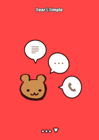 Bear&Simple red jp