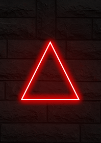 Neon Triangle - RED