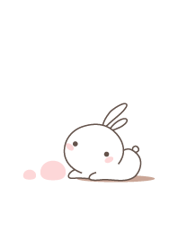 rabbit staring-37 -simple