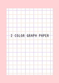 2 COLOR GRAPH PAPER/PINK&PURPLE/PINK