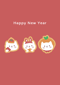 Sense of ritual cat New Year  red ver.