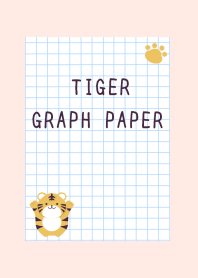 TIGER GRAPH PAPER/LIGHT PINK