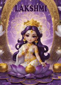 Lakshmi = love fulfillment, riches