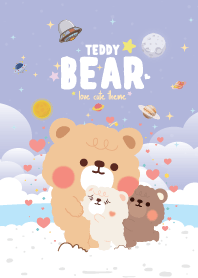 Teddy Bears Seaside Violet