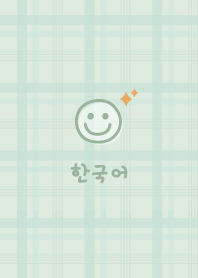 Korea Plaid<Glitter>green
