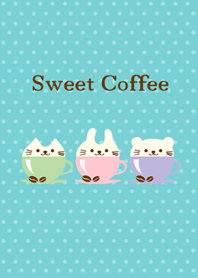 可愛動物咖啡奶泡