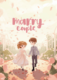 Happy married couple