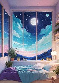 Comfortable day on the bed 2B6417