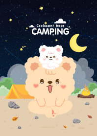 Croissant Bear Camping Day