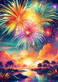Beautiful Fireworks Theme#298