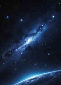 Mountain, Sea, and Moonlit Night B1878E