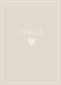 SIMPLE HEART =beige=*(JP)