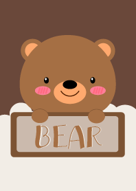 Simple Cute Love Bear Theme