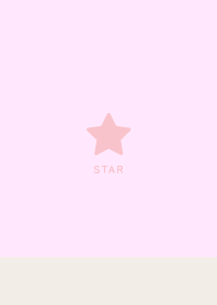 Simple Lucky Star - Healing  Beige&Pink