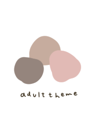 Adult loose beige tone.