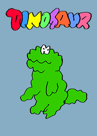 Small dinosaur toys 12 dull blue.