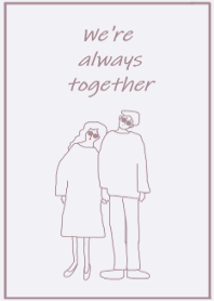 We're always together/smokey pink(JP)