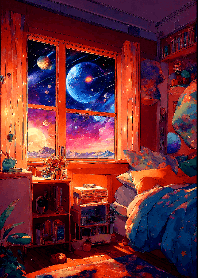 The stars up in the sky