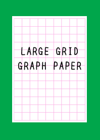 LARGE PINK GRID GRAPH PAPER-GREENj