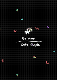 Be Your Cute Simple Black