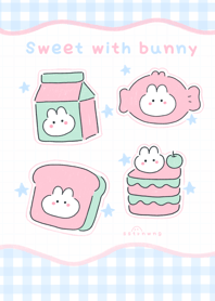 Sweet with bunny :)