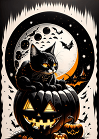 cat halloween 02cD0a