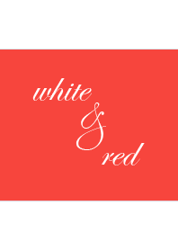 Theme white and red.