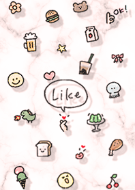 Happy icon and marble babypink10_1