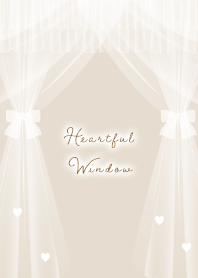beige Heartful Window04_2