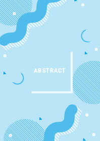 Abstract ARCTIC PARADISE BLUE