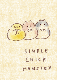 Simple chick hamster.
