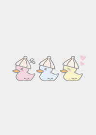 サウナハットのアヒルさん