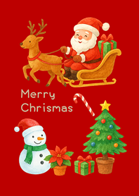 メリークリスマス（赤）