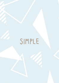Stylish white triangles lots from Japan