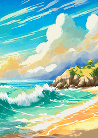 Beautiful real scenery(Summer-445)