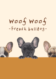 Woof Woof -French bulldog- AUTUMN COLORS