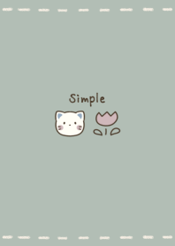 Smoky color Cat -green-