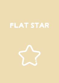 FLAT STAR - Beige