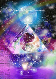 Pyramid Power Universe Moon Yin Yang
