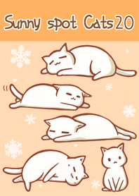 แสงแดด แมว 20 แมวขาวและเกล็ดหิมะ