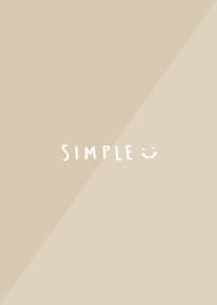 Simple 2 color beige8