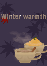 Winter warmth + navy
