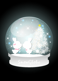 Snow globe -WHITE-