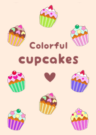 Colorful cupcakes